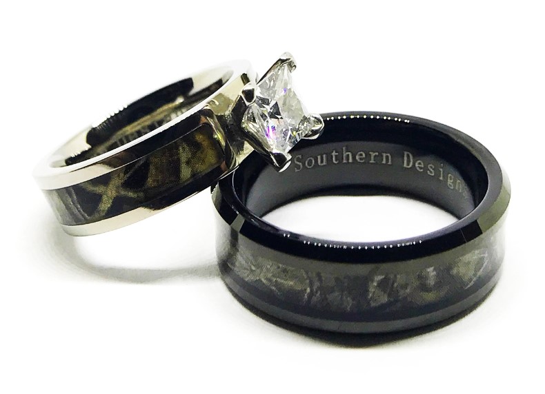 Where To Find Camo Wedding Rings for Him and Her